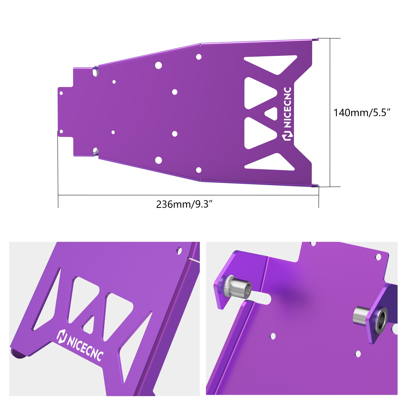 Battery Front Fender Plate For Surron Light Bee X/ S/ L1E Segway X160 X260