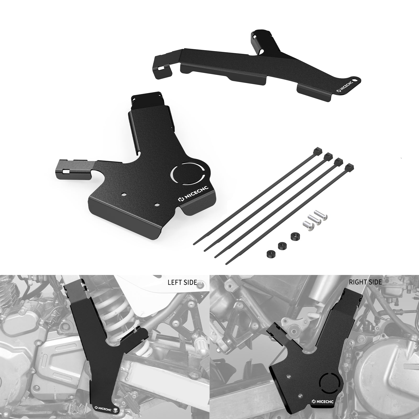 Body Frame Guards Fairing Protectors Covers For Suzuki DR650 S / SE 1996-2024