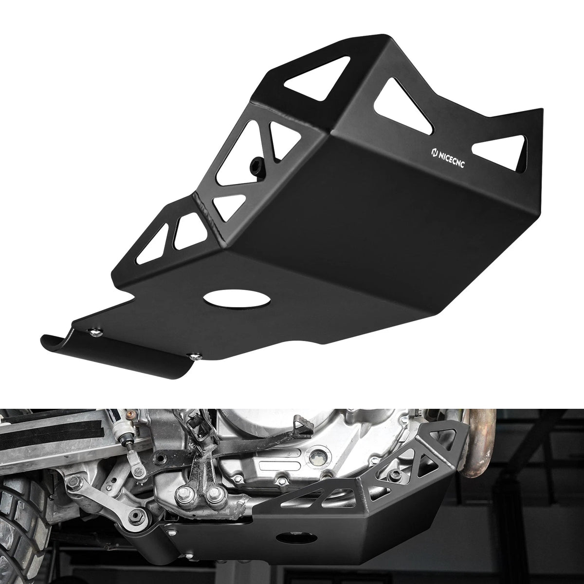 Suzuki DR650 S Front Skid Plate Engine Guard Linkage Protector