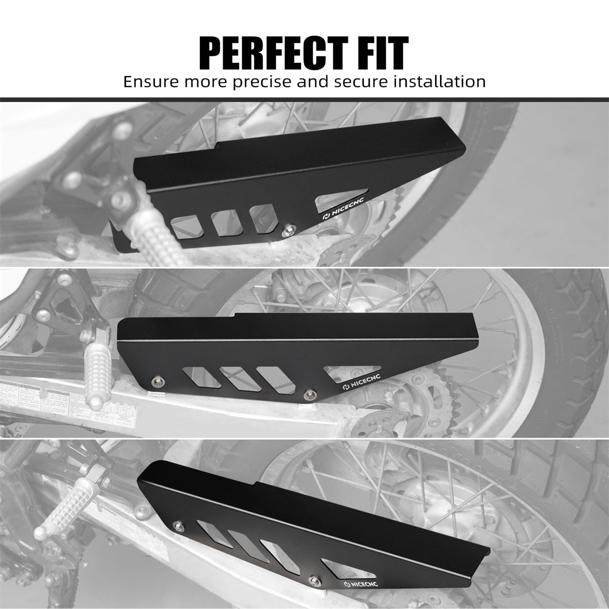 Rear Sprocket Cover Chain Guard Protector For Suzuki DR650S DR650SE 1996-2024