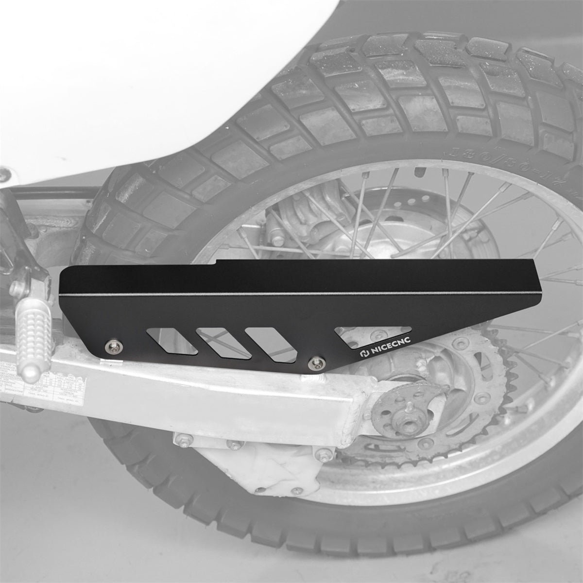 Rear Sprocket Cover Chain Guard Protector For Suzuki DR650S DR650SE 1996-2024