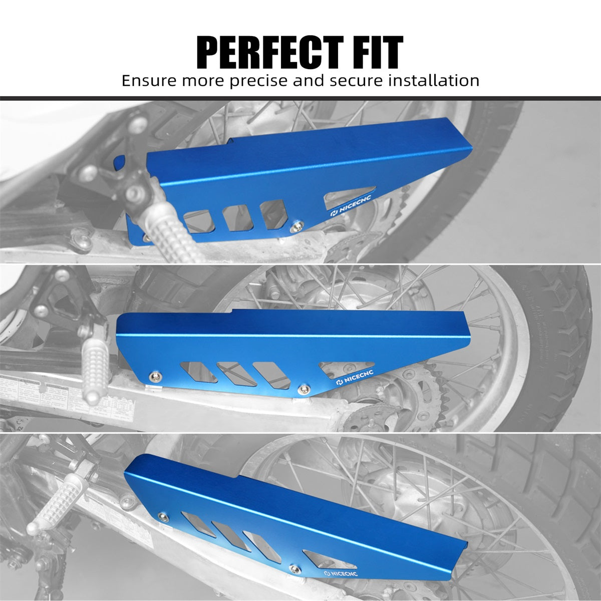 Rear Sprocket Cover Chain Guard Protector For Suzuki DR650S DR650SE 1996-2024