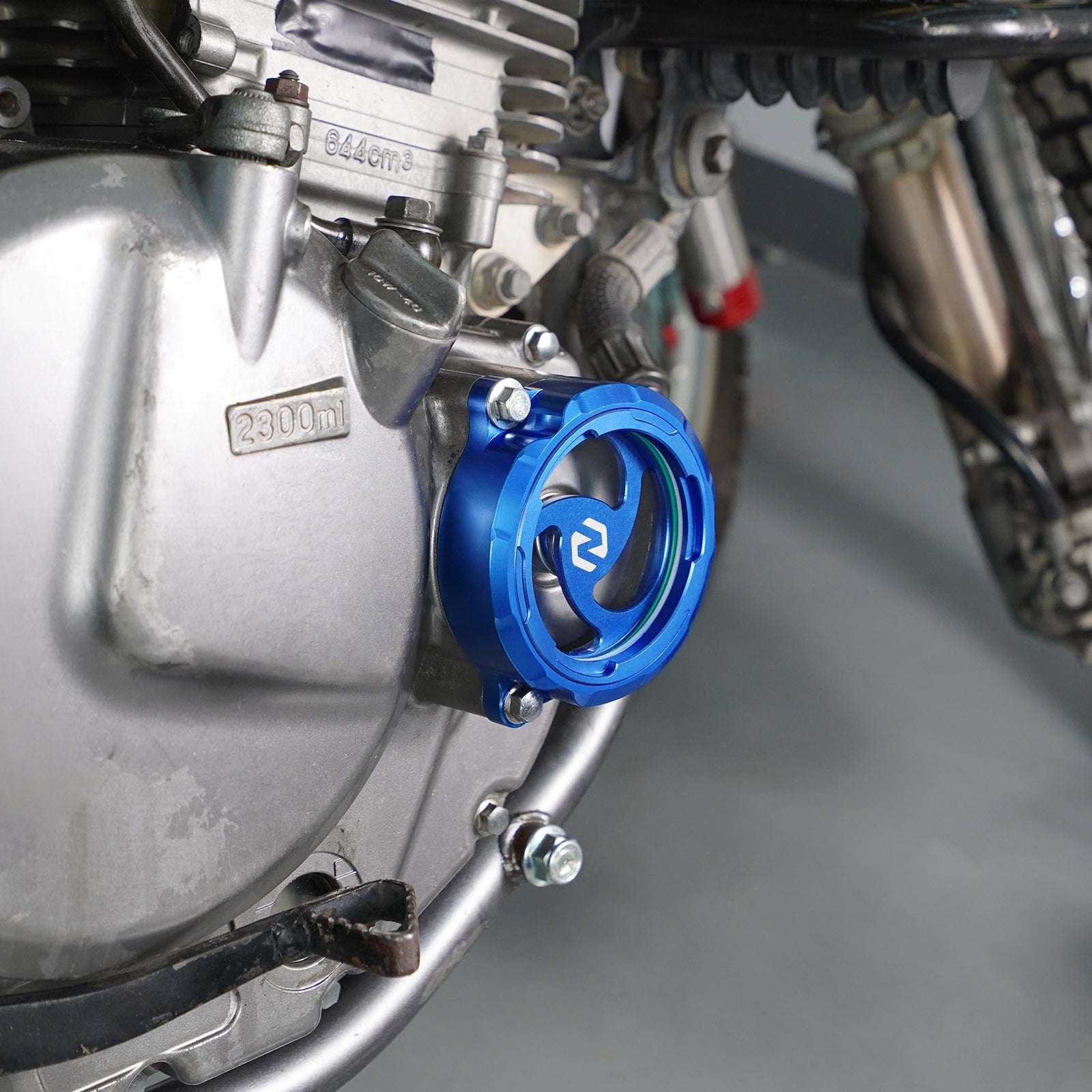 Transparent Clear Oil Filter Cover Cap For Suzuki DR650S DR650SE 1990-2023
