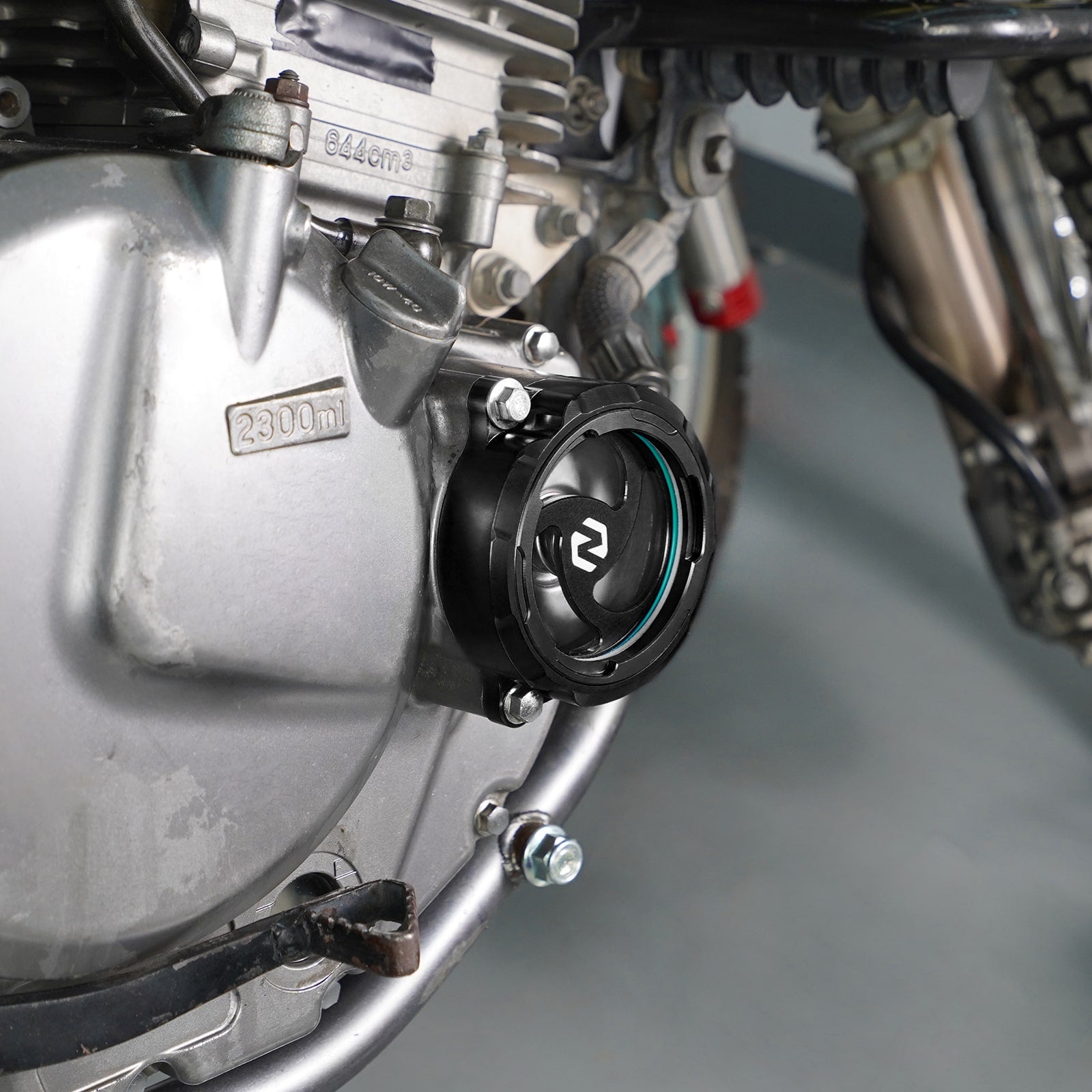 Transparent Clear Oil Filter Cover Cap For Suzuki DR650S DR650SE 1990-2023