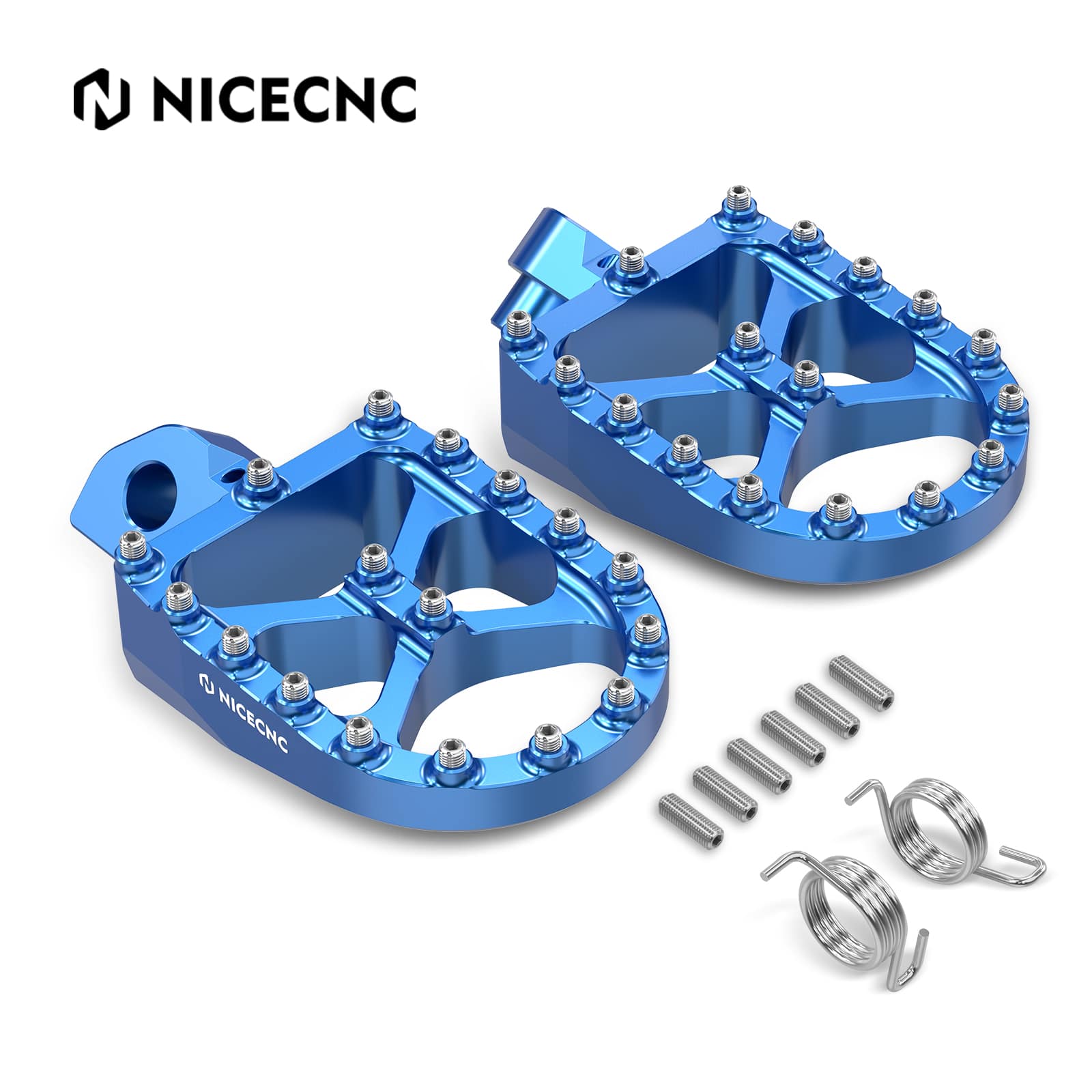 Enlarged Wide Foot Pegs Footrests Pedal For Suzuki DR650S / DR650SE 1996-2024