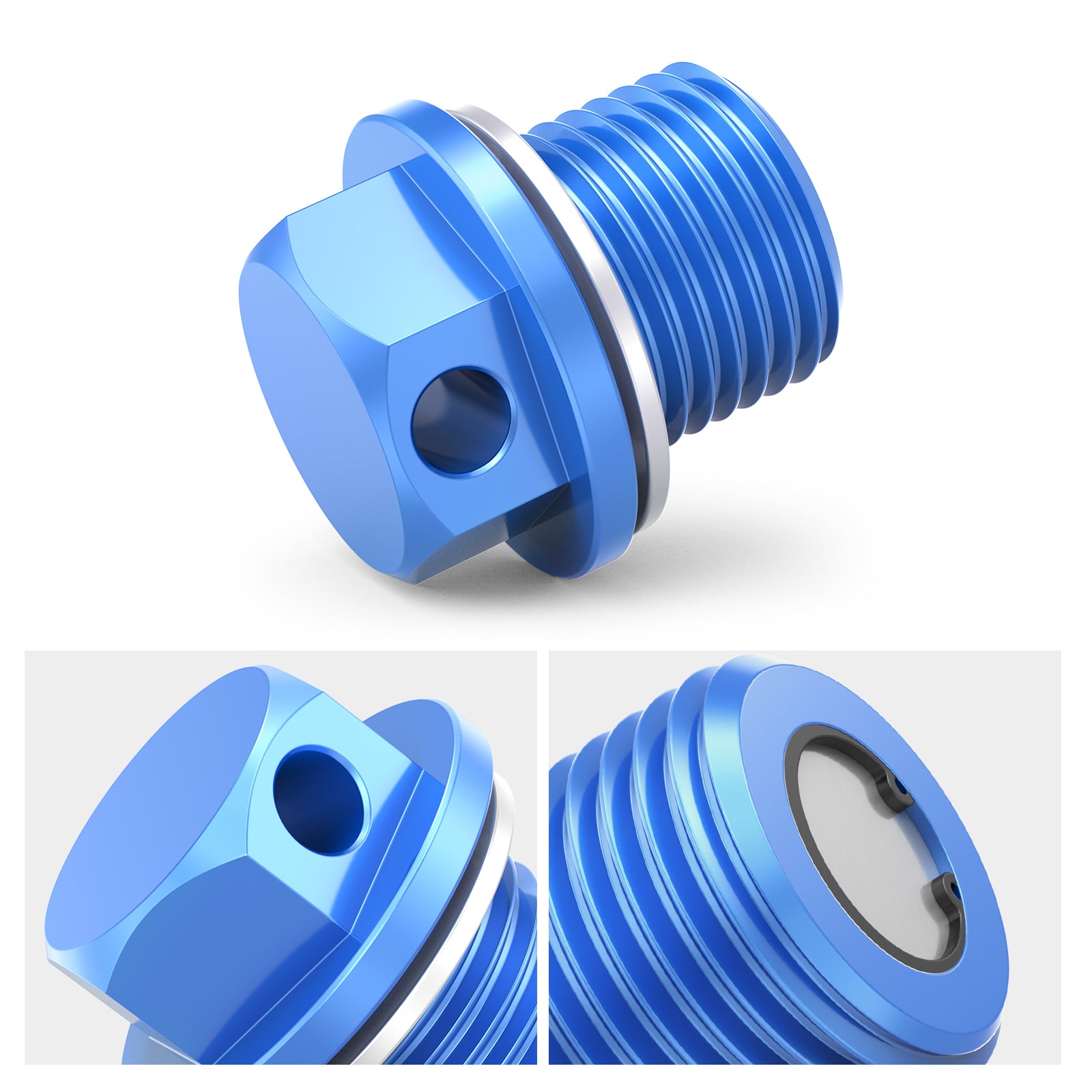 Magnetic Oil Drain Plug Bolt For Suzuki DR650S / DR650SE 1996-2024