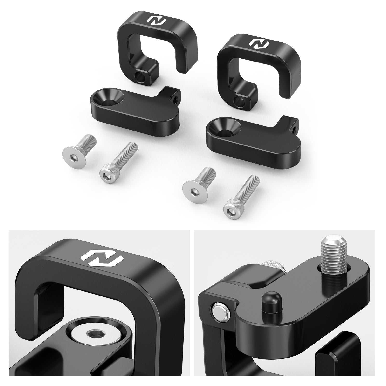 Rear Brake Line Hose Guides Clamps Kit For Suzuki DR650SE DRZ400S RMZ250