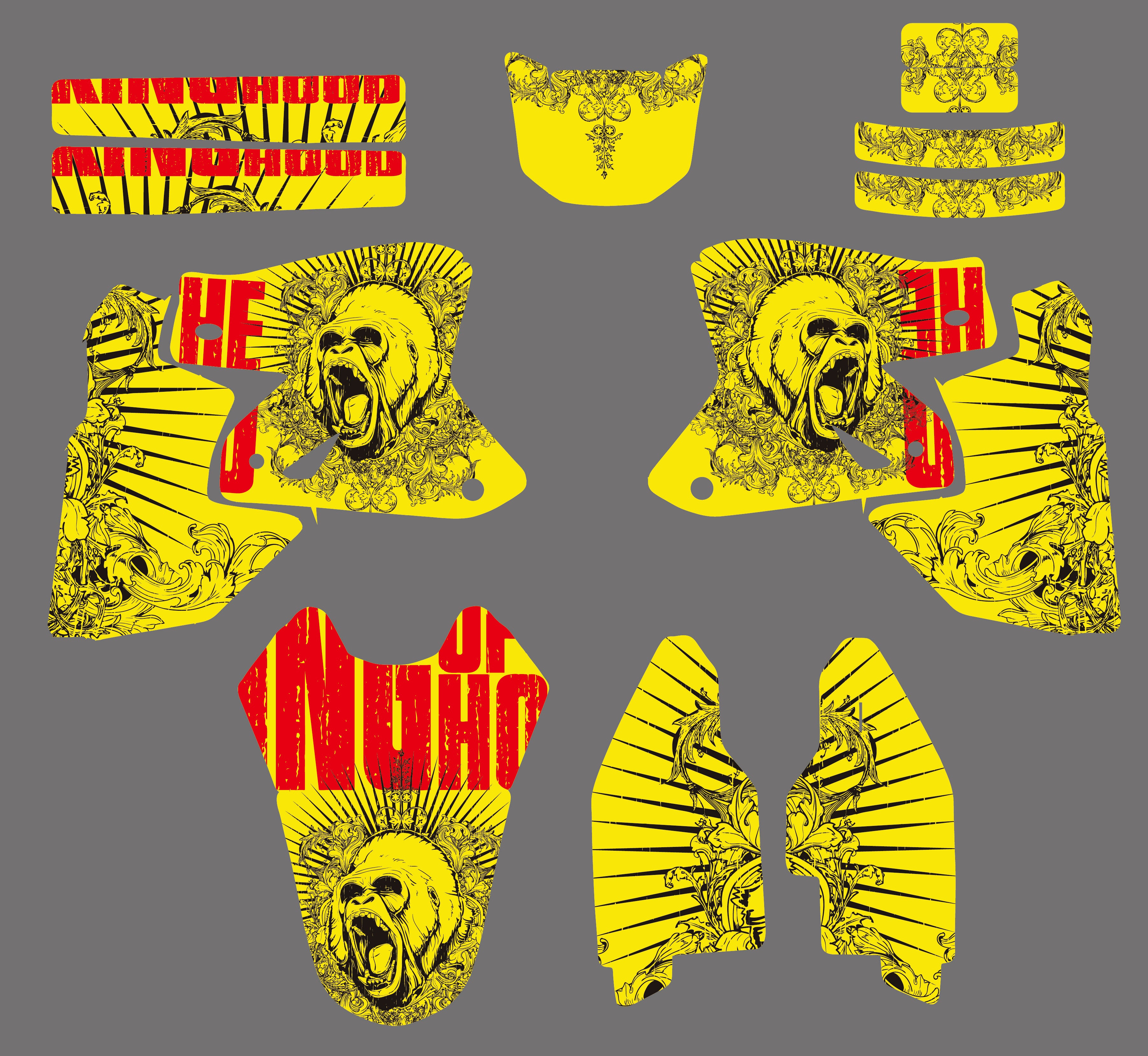 Motorcycle Team Graphics Decals Stickers For Suzuki DRZ400SM 2000-2020