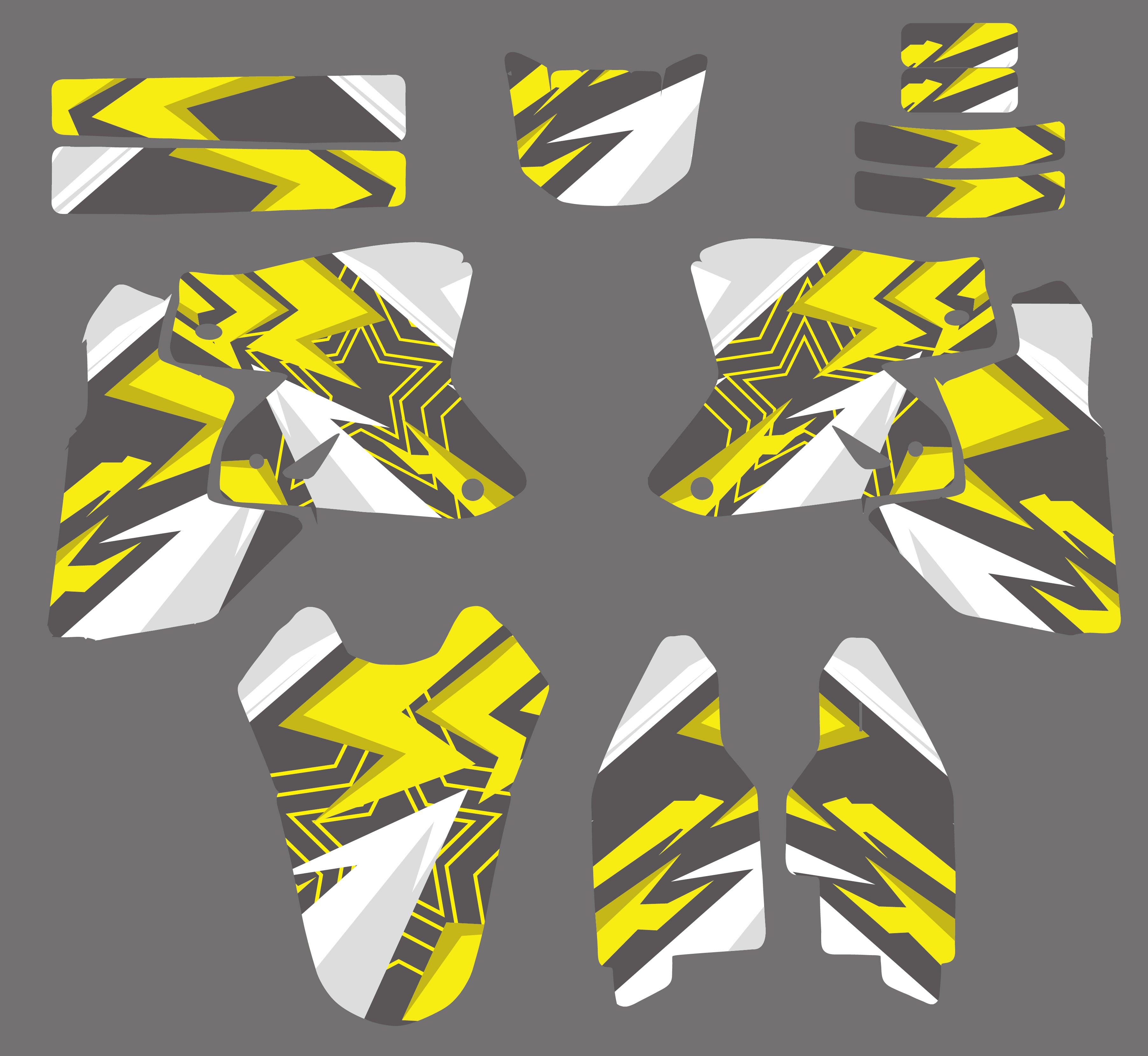Graphics Background Decal Motorcycle Protect Stickers For SUZUKI DRZ400SM 2000-2020