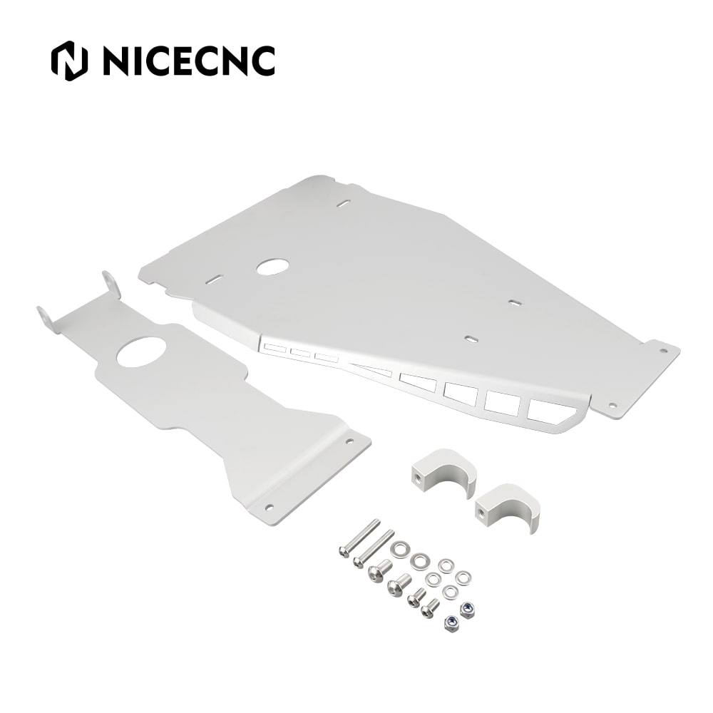 Full Chassis Glide & Swing Arm Skid Plate Protector Guard For Yamaha YFZ450R 2009-2024