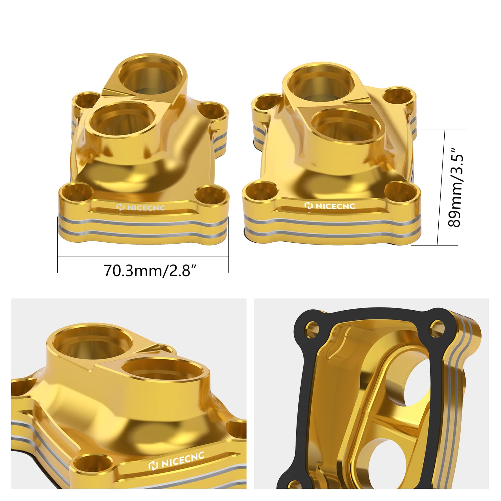 M8 Lifter Tappet Block Covers For Harley Road King Electra Street Glide Ultra Limited