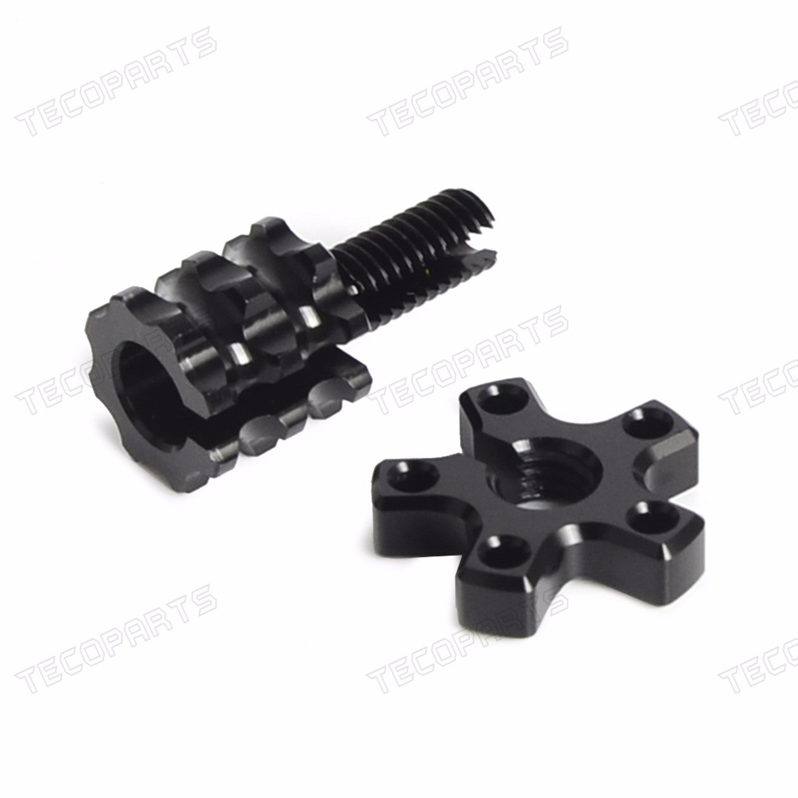 Black Universal Billet Clutch Brake Cable Wire Adjuster Motorcycle Dirt Bike