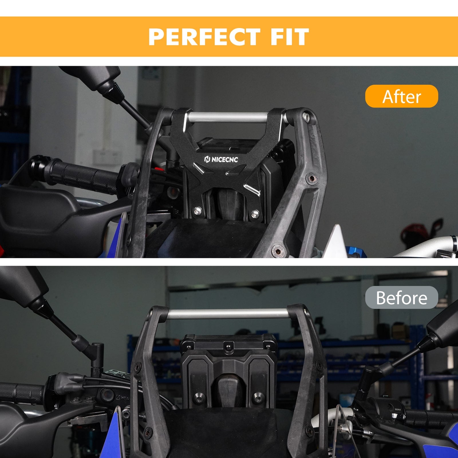 Anti-Vibration Bracket Dash Stabilizer For Yamaha Tenere 700 /XTZ700 2019-2022