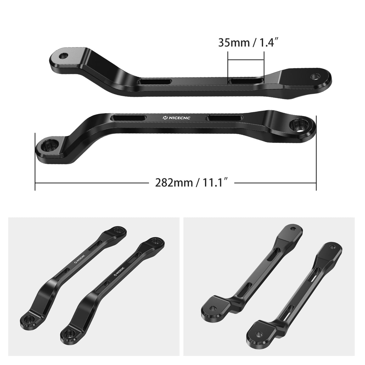 Passenger Rear Grab Handle Set For Yamaha Tenere 700 /XTZ700