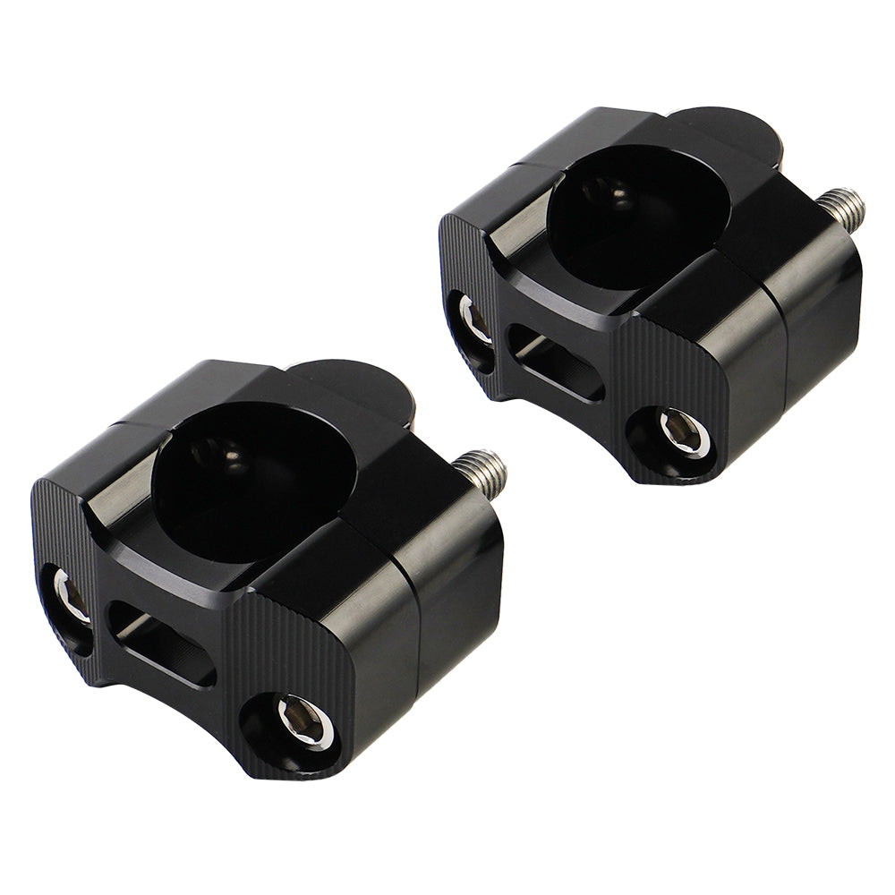 Universal Off-Road Motorcycle ATV Handlebar Mounts 7/8" to 1 1/8" Fat Bar Adapter Kit Riser