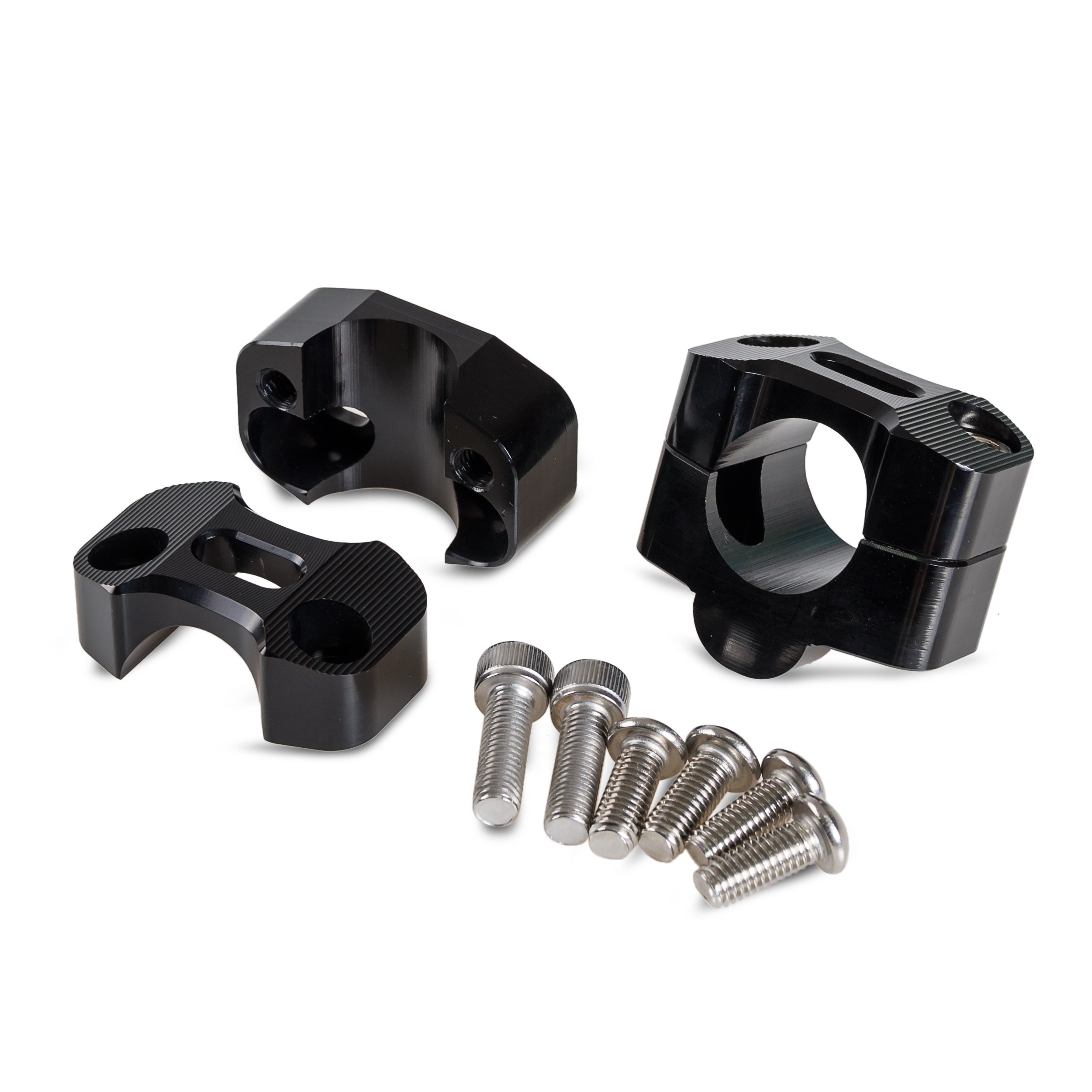Universal Off-Road Motorcycle ATV Handlebar Mounts 7/8" to 1 1/8" Fat Bar Adapter Kit Riser