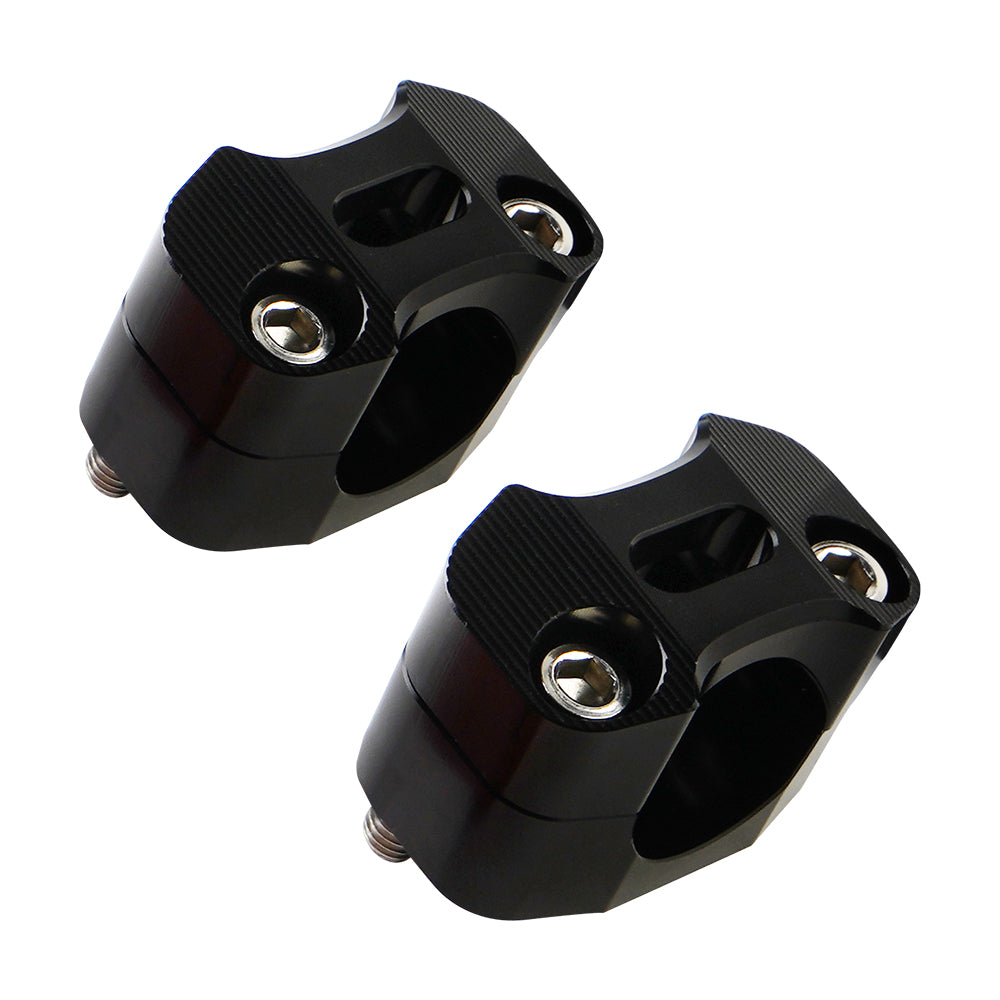 Universal Off-Road Motorcycle ATV Handlebar Mounts 7/8" to 1 1/8" Fat Bar Adapter Kit Riser