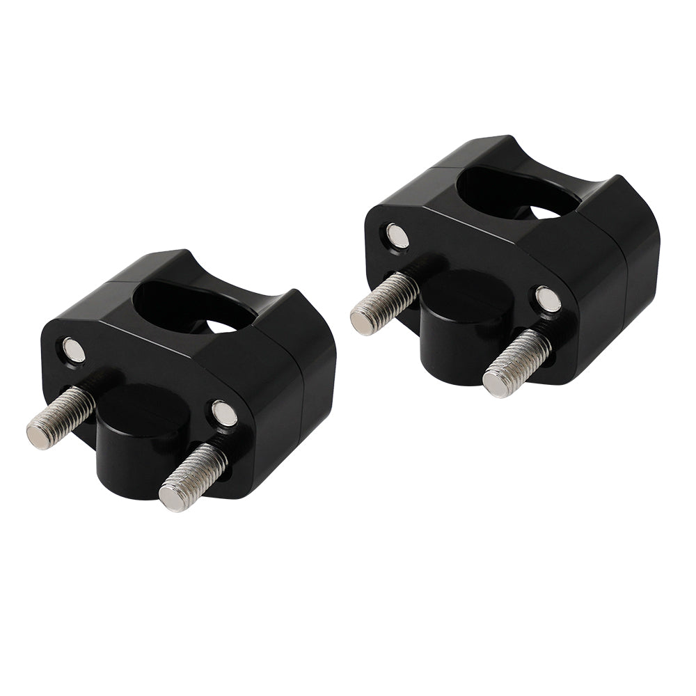 Universal Off-Road Motorcycle ATV Handlebar Mounts 7/8" to 1 1/8" Fat Bar Adapter Kit Riser