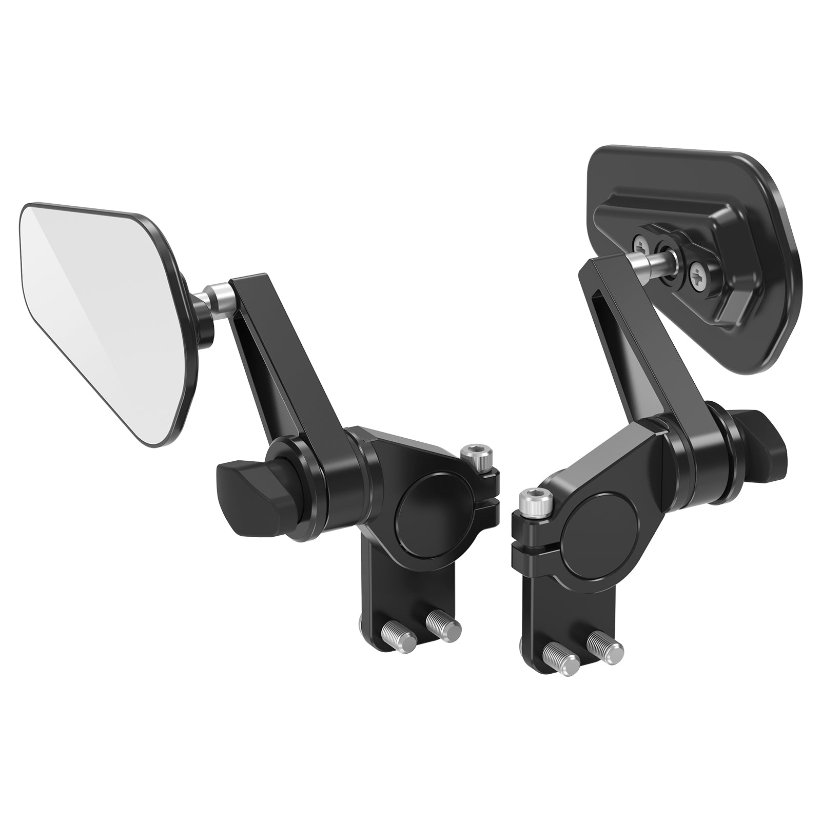 Upgraded Quick Flip Arrow Folding Mirrors Kits For Universal Motorcycle Hand Guard