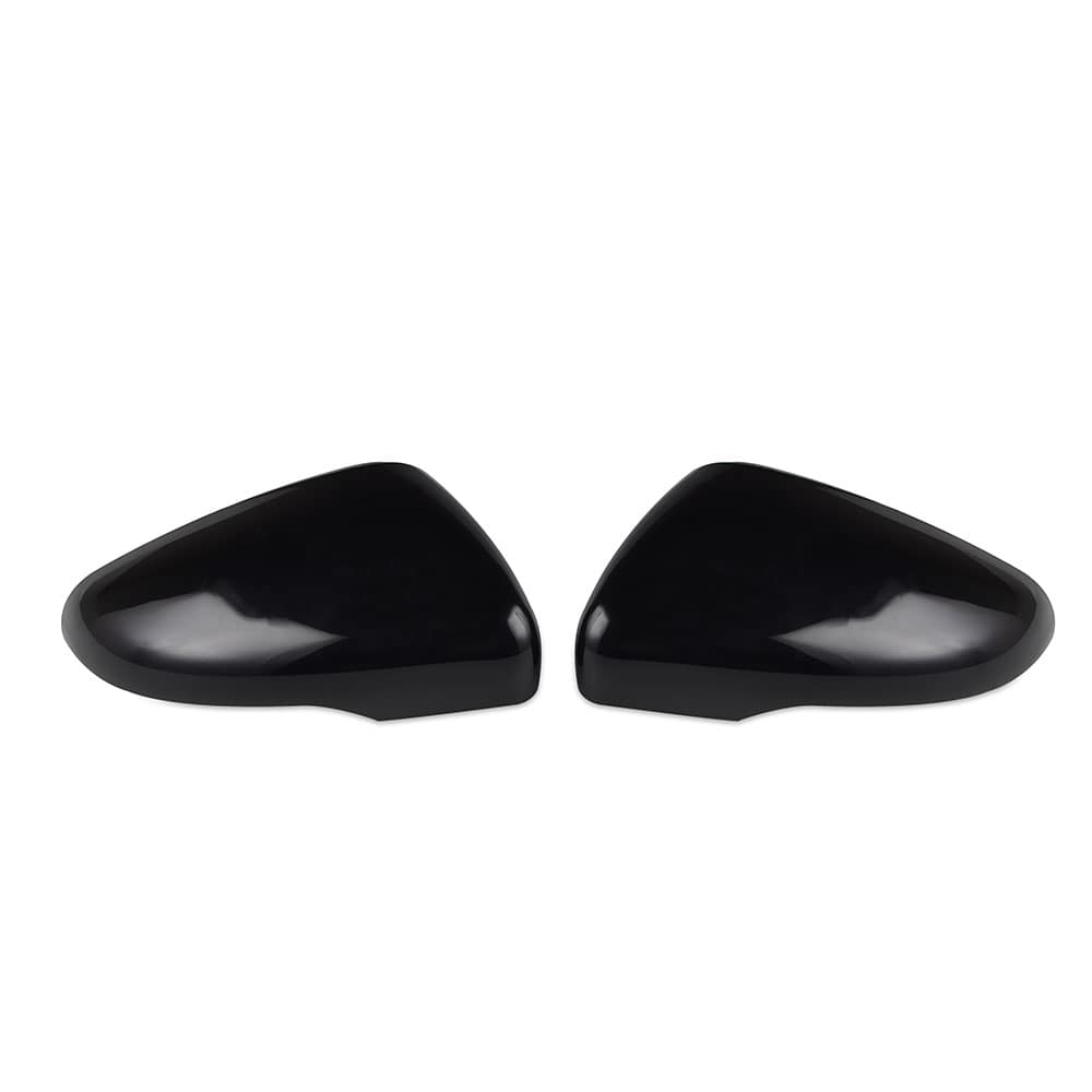 Pair Rear View Mirror Covers Side Wing Mirror Case L&R Fit For VW Golf MK7 Pre-Facelift 15-17
