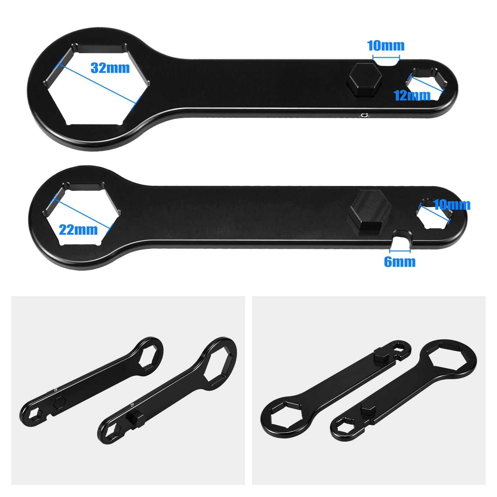 Trail Side Multi Tool 32 22 12 10 mm Wheel Axle Spanner Wrench Removal Tool For Honda CRF 250 450 L/RX/R/X 2016-2021