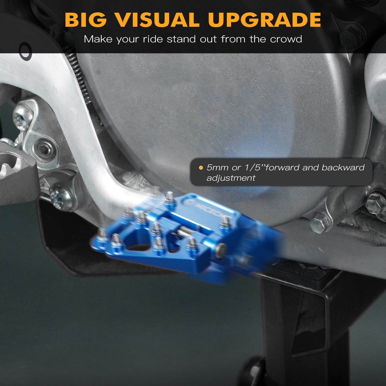 Folding Rear Brake Pedal Lever Tip For Yamaha YZ125 YZ250 1997-2024 YZ250X 2016-2023  WR250F 2001-2006