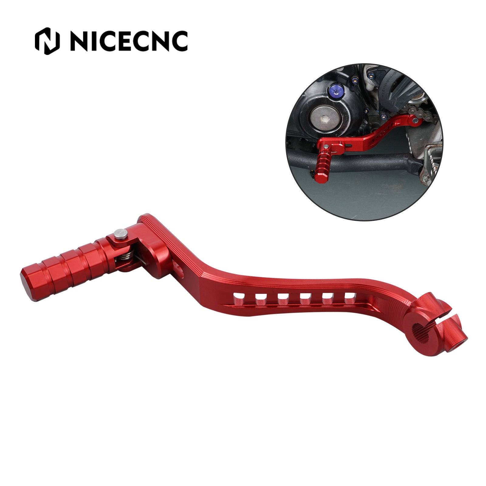 ATV Upgraded Folding Adjustable Shift Gear Lever Pedal For Yamaha YFZ450R 09-25