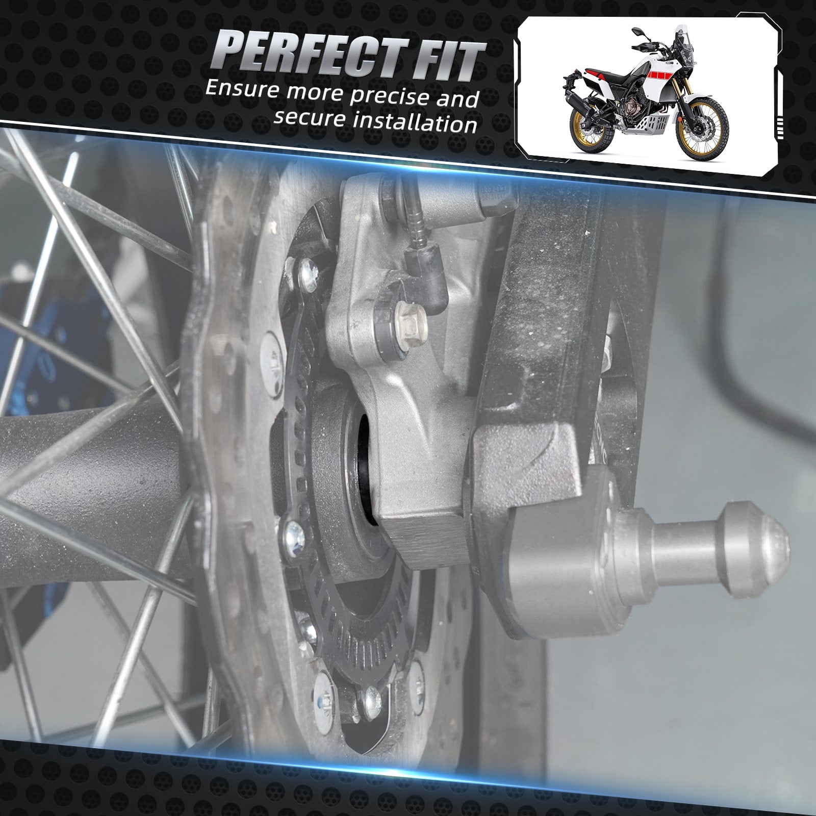 Rear Wheel Spacers For Yamaha Tenere 700 /XTZ700 2019-2024