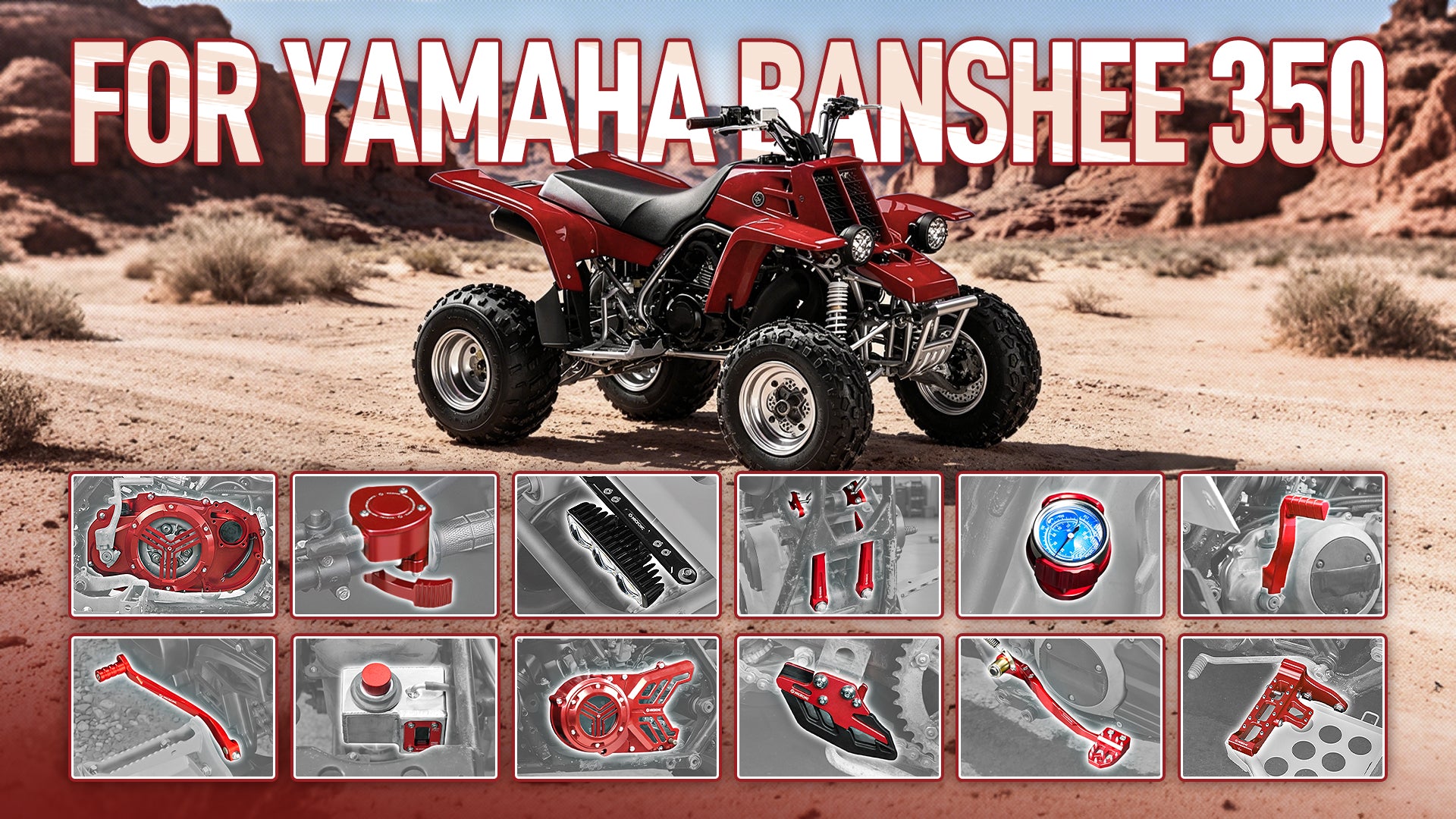 Yamaha Banshee YFZ 350 ATV Upgrades Parts Aftermarket Accessories Yamaha Banshee YFZ 350 ATV Upgrades Parts Aftermarket Accessories