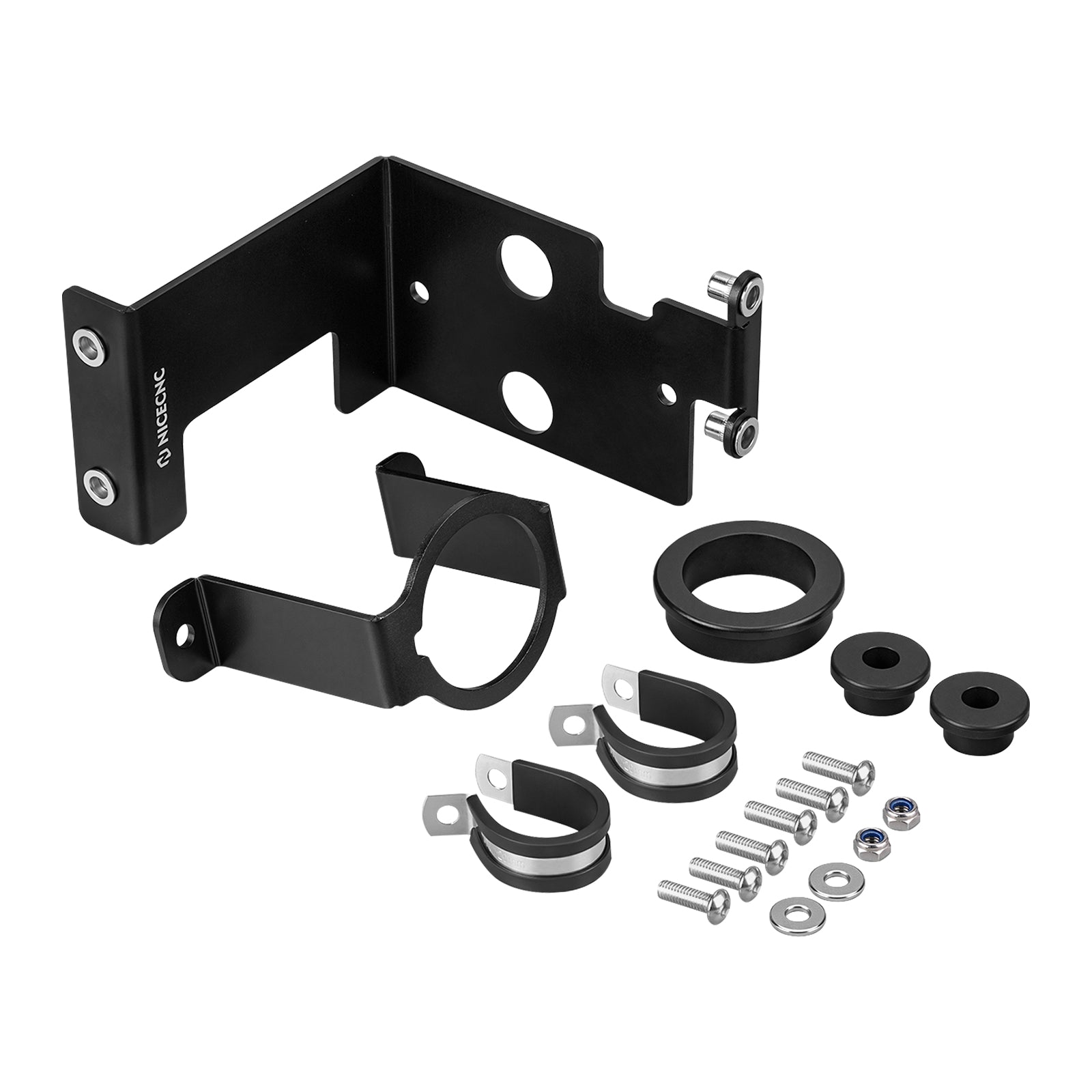 ATV Coolant Reservoir Relocation Bracket Front Mount For Yamaha Banshee 350