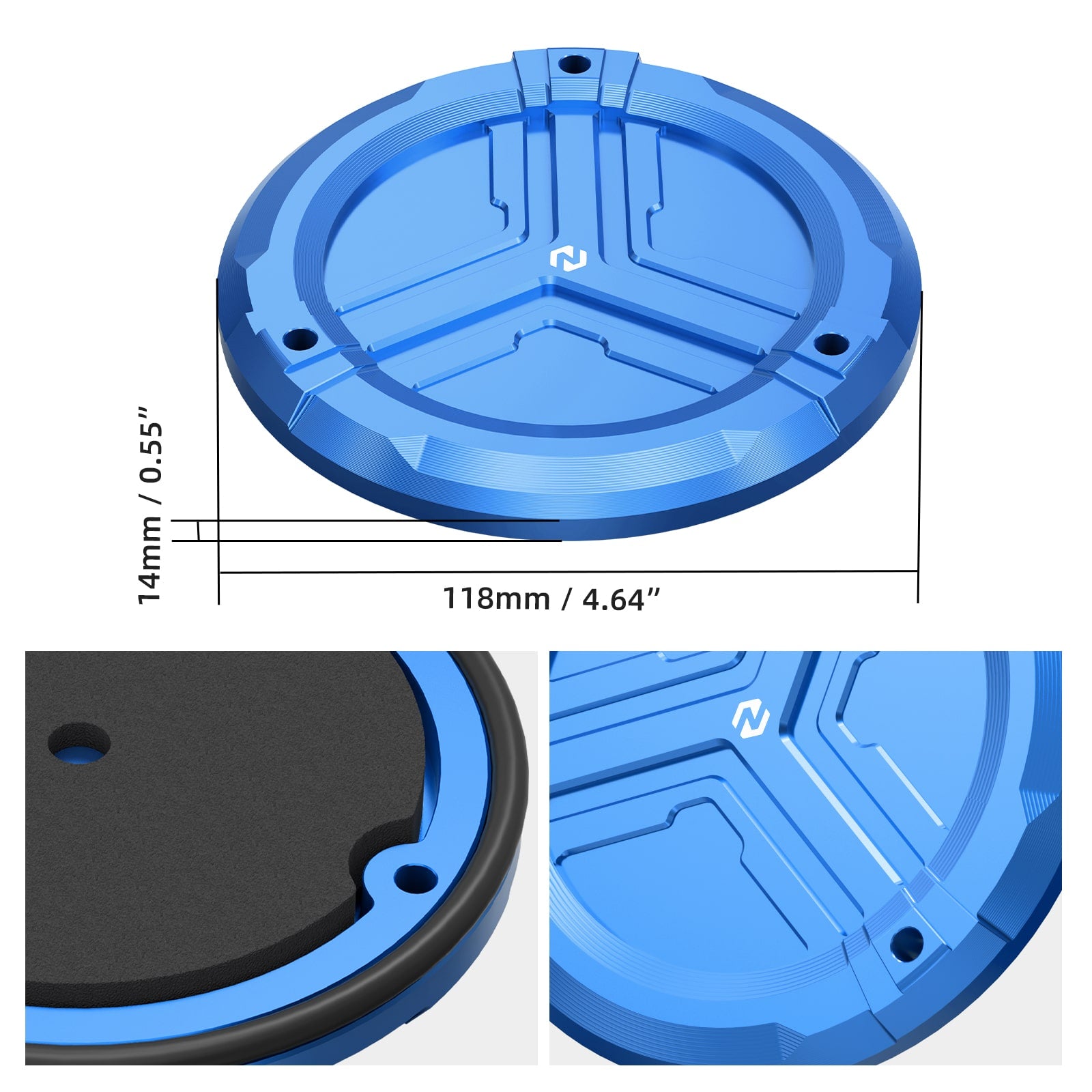 ATV Clutch Cover Insert w/Cushioning Pad For Yamaha Banshee 350 1987-2006