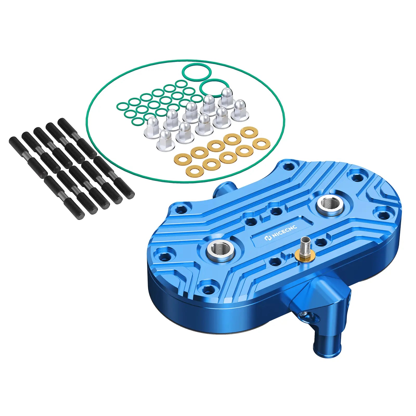 Finned Cylinder Head with 21CC Dome For Yamaha Banshee 350