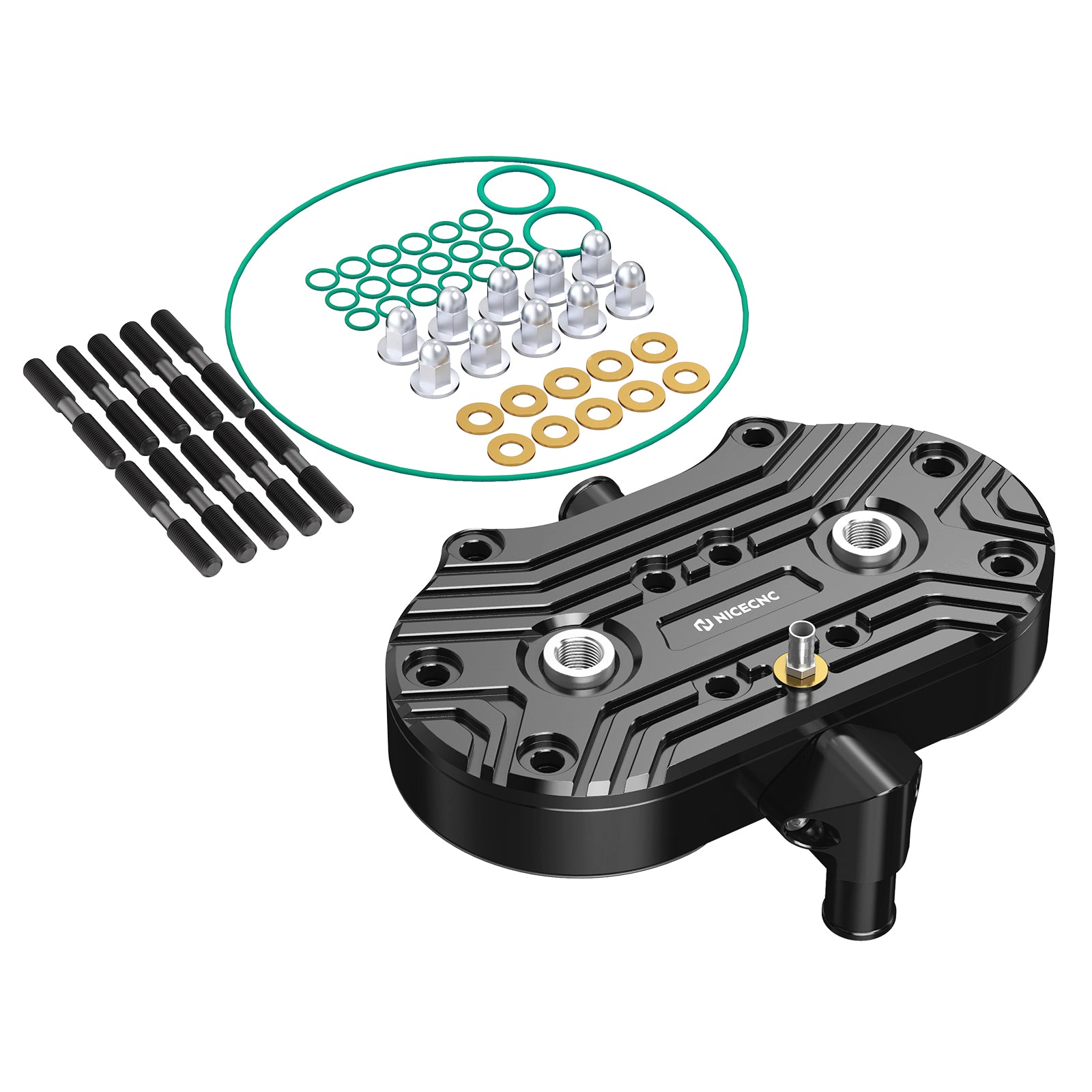 Finned Cylinder Head with 21CC Dome For Yamaha Banshee 350