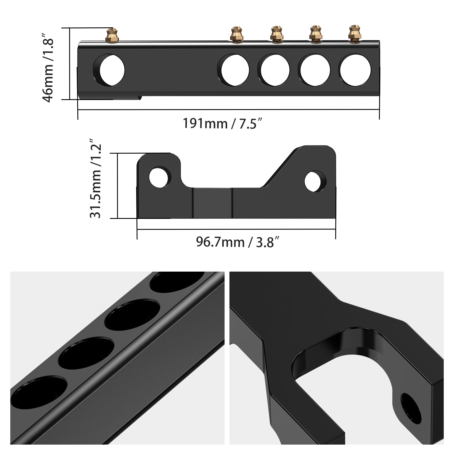 ATV Front + Rear Lowering Drop Kit A-Arms For Yamaha Warrior Banshee 350