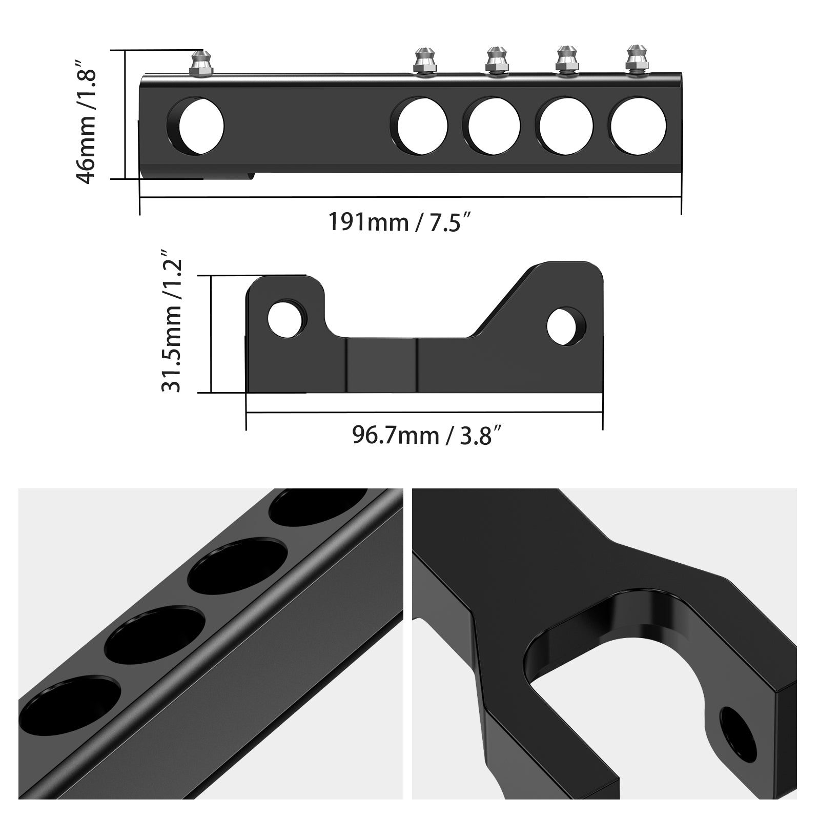 ATV Front + Rear Lowering Drop Kit A-Arms For Yamaha Warrior Banshee 350