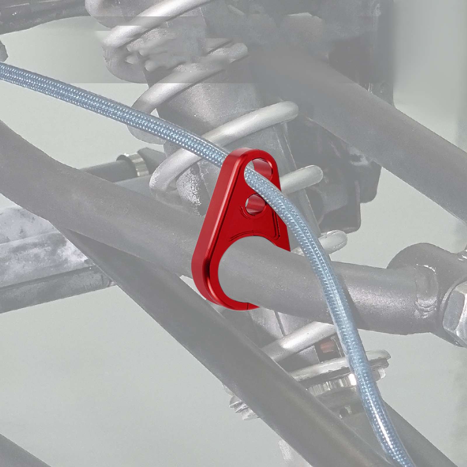 4PCS ATV Brake Line Cable Clamps For Yamaha Grizzly Raptor 700 R YFZ450R