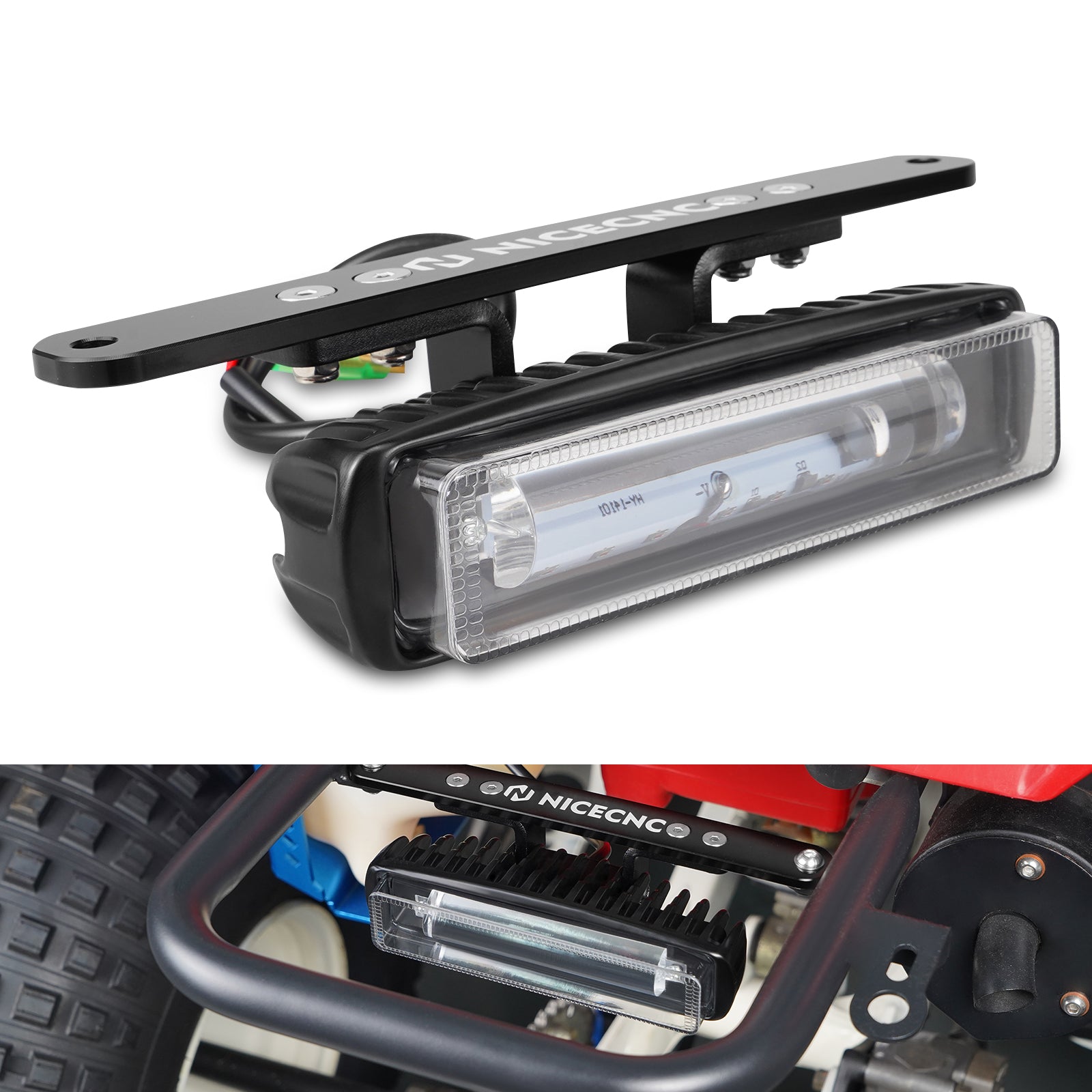 ATV LED Taillight or Rear Brake Light w/Bracket For Yamaha Warrior Banshee 350 Blaster 200