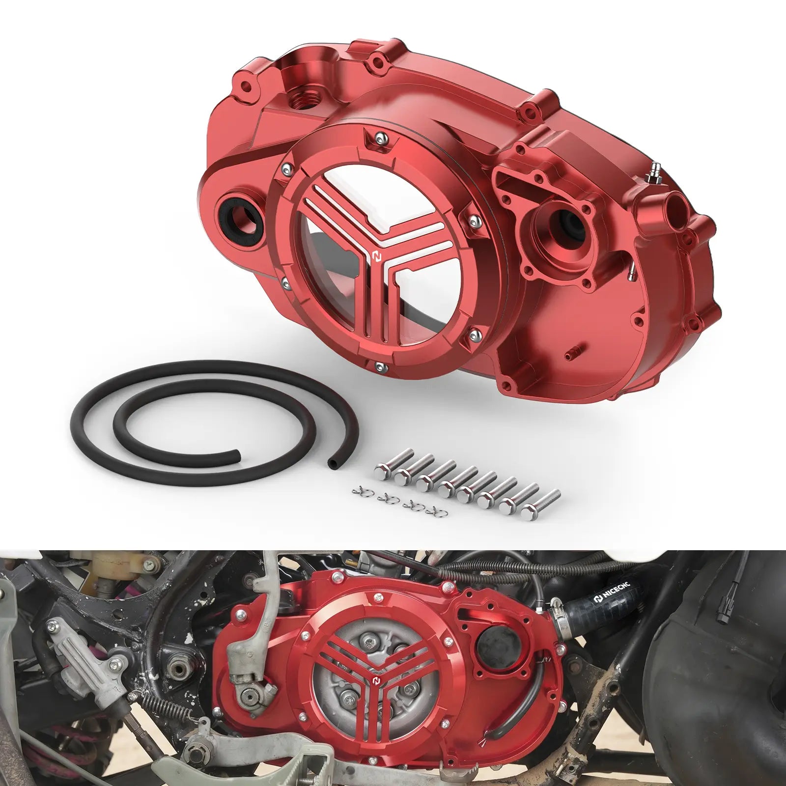 Transparent Crankcase Clutch Cover For Yamaha Banshee 350