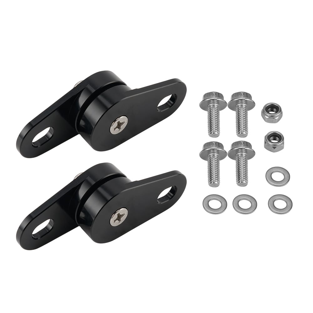 Pair ATV Muffler Exhaust Pipe Silencer Hanger Mounts Brackets For Yamaha Banshee 350