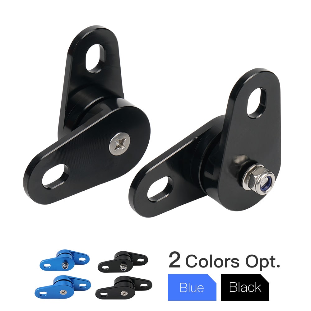 Pair ATV Muffler Exhaust Pipe Silencer Hanger Mounts Brackets For Yamaha Banshee 350