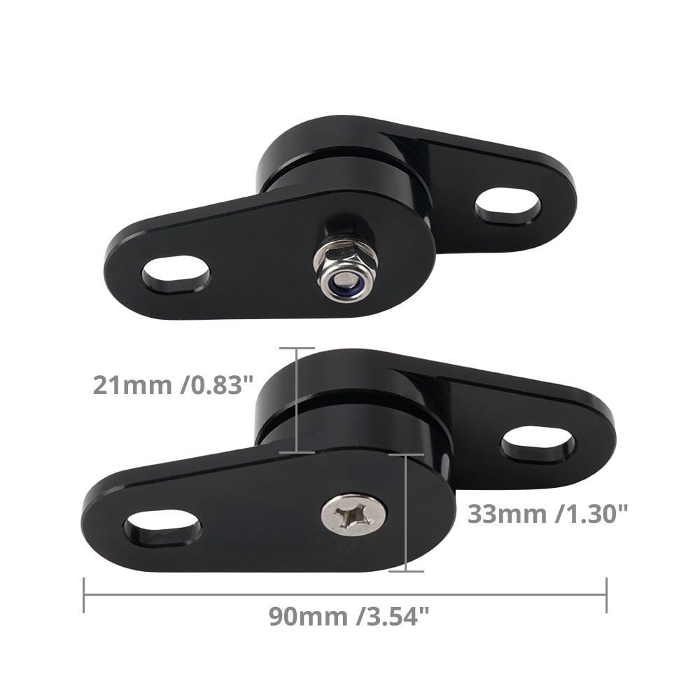 Qiilu Exhaust Bracket For Banshee 350 YFZ350 (1987-2006) – 2pcs Muffler Hanger Mounts, OEM 2GU-14771-00-00