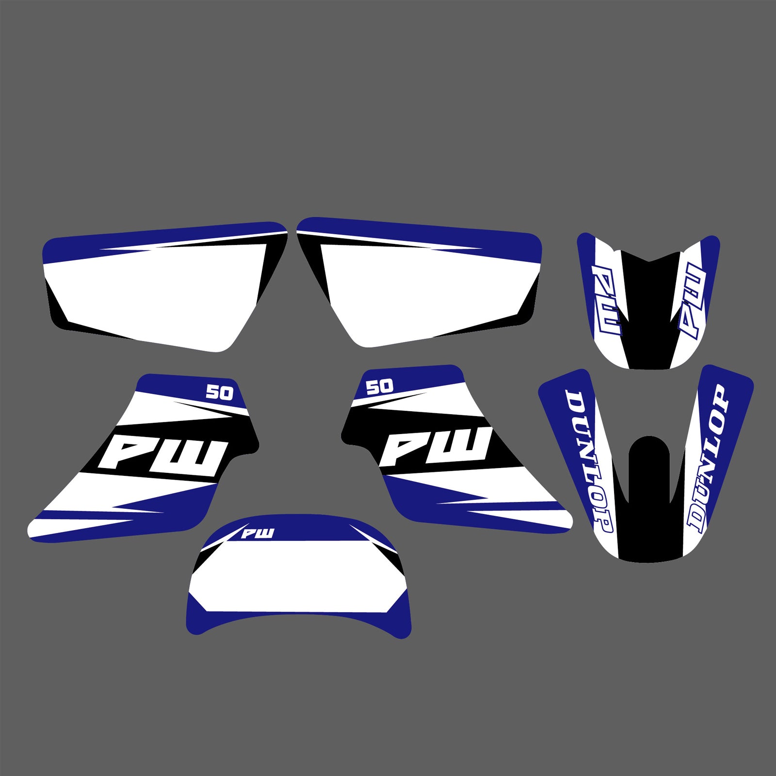 Team Decals Stickers Graphics Kit For YAMAHA PW50 ALL YEARS