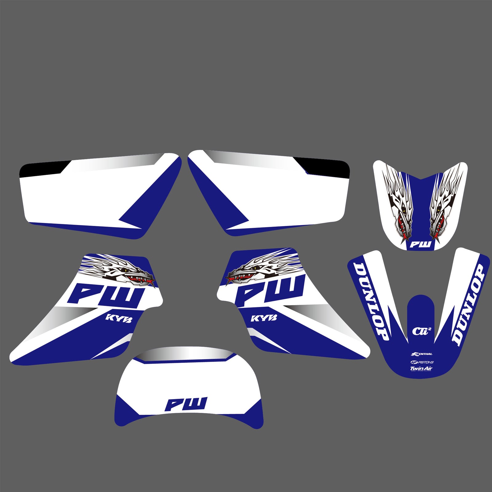 Team Decals Stickers Graphics Kit For YAMAHA PW50 ALL YEARS