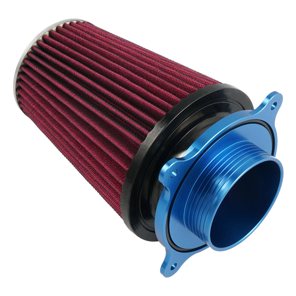 Air Filter Intake With Holder Adapter For Yamaha Raptor 700R 2006-2023