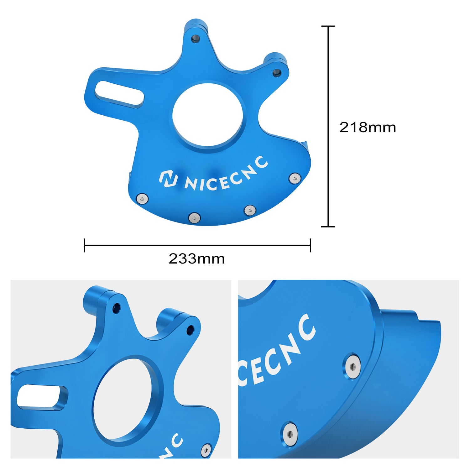 Yamaha Raptor 700 R Rear Brake Caliper Disc Rotor Guard 2006-2012