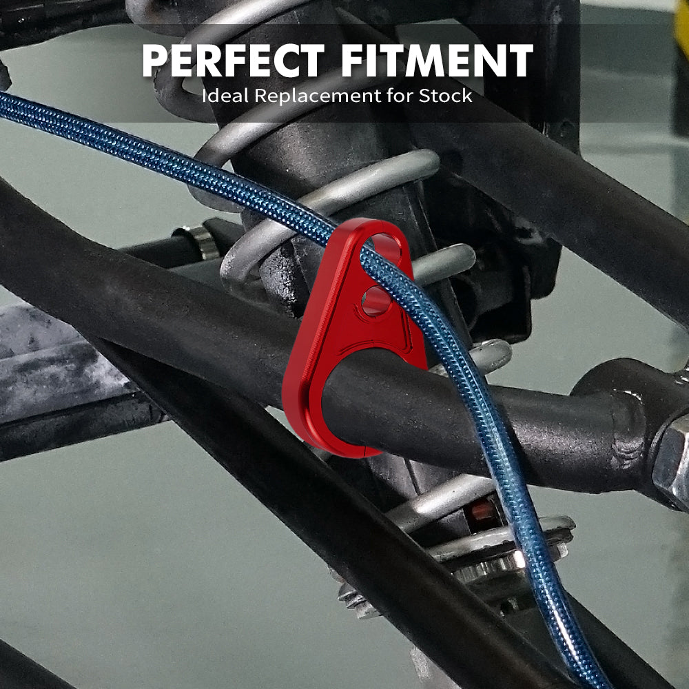 Pair A-Arm Brake Line Cable Clamps For Yamaha YFZ450R Raptor 700 Honda TRX450R