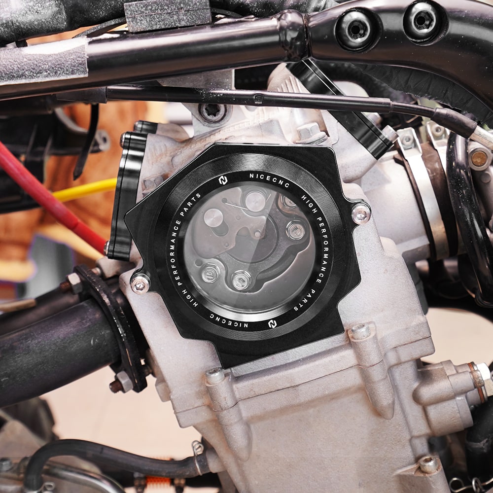 Cylinder Head Cover Clear Cam Shaft Cover W/ Observing Window For Yamaha Raptor 700 2006-2024