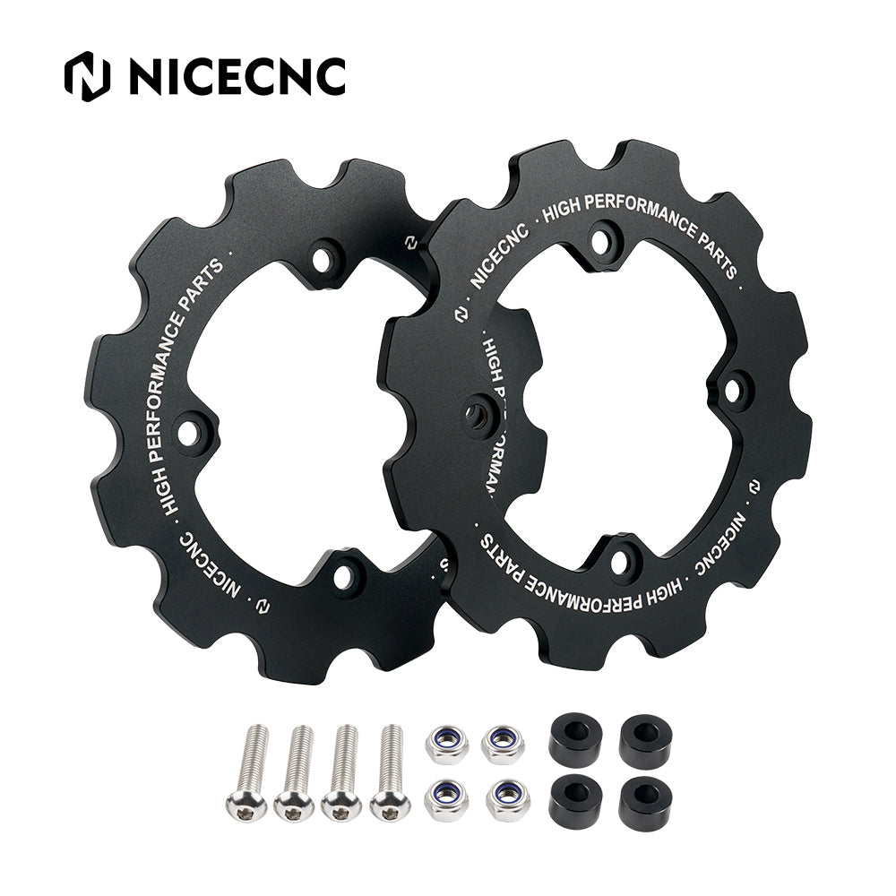 Pair Rear Dual Sprocket Guards Chain Protector For Yamaha Raptor 700 2006-2023