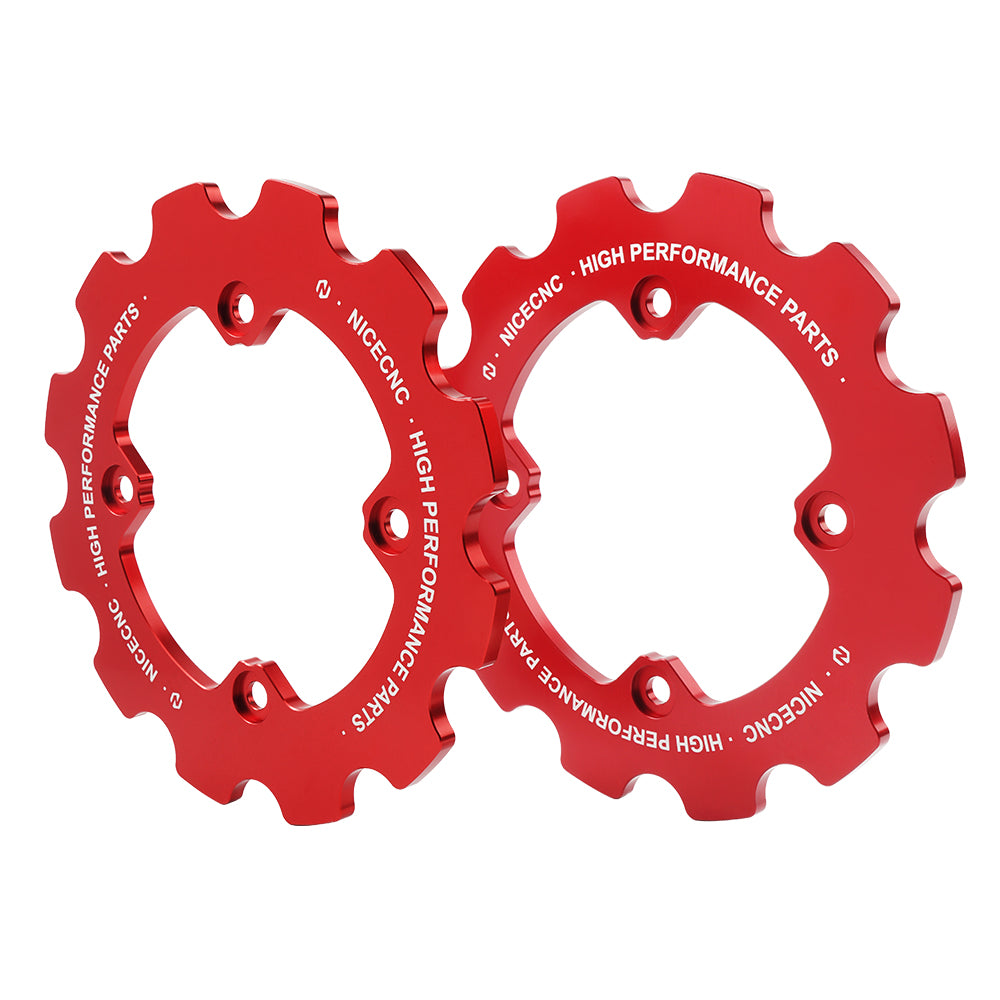 Pair Rear Dual Sprocket Guards Chain Protector For Yamaha Raptor 700 2006-2023