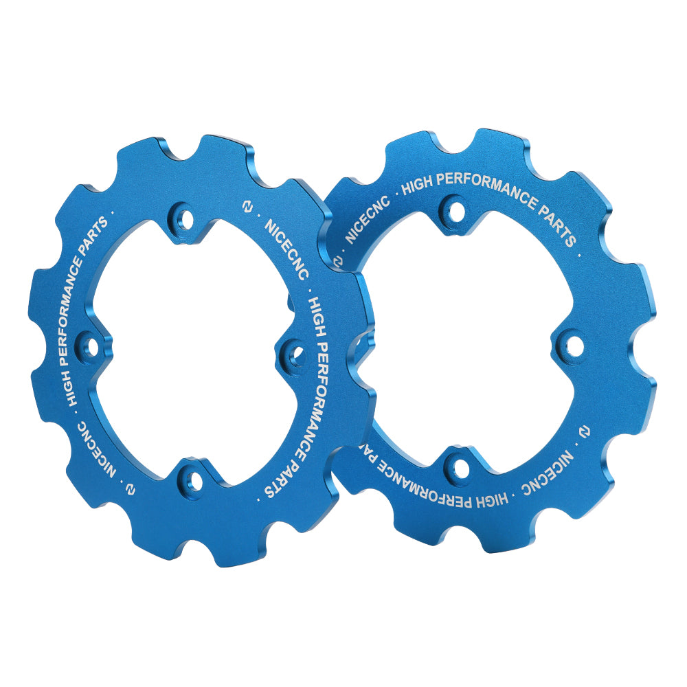 Pair Rear Dual Sprocket Guards Chain Protector For Yamaha Raptor 700 2006-2023